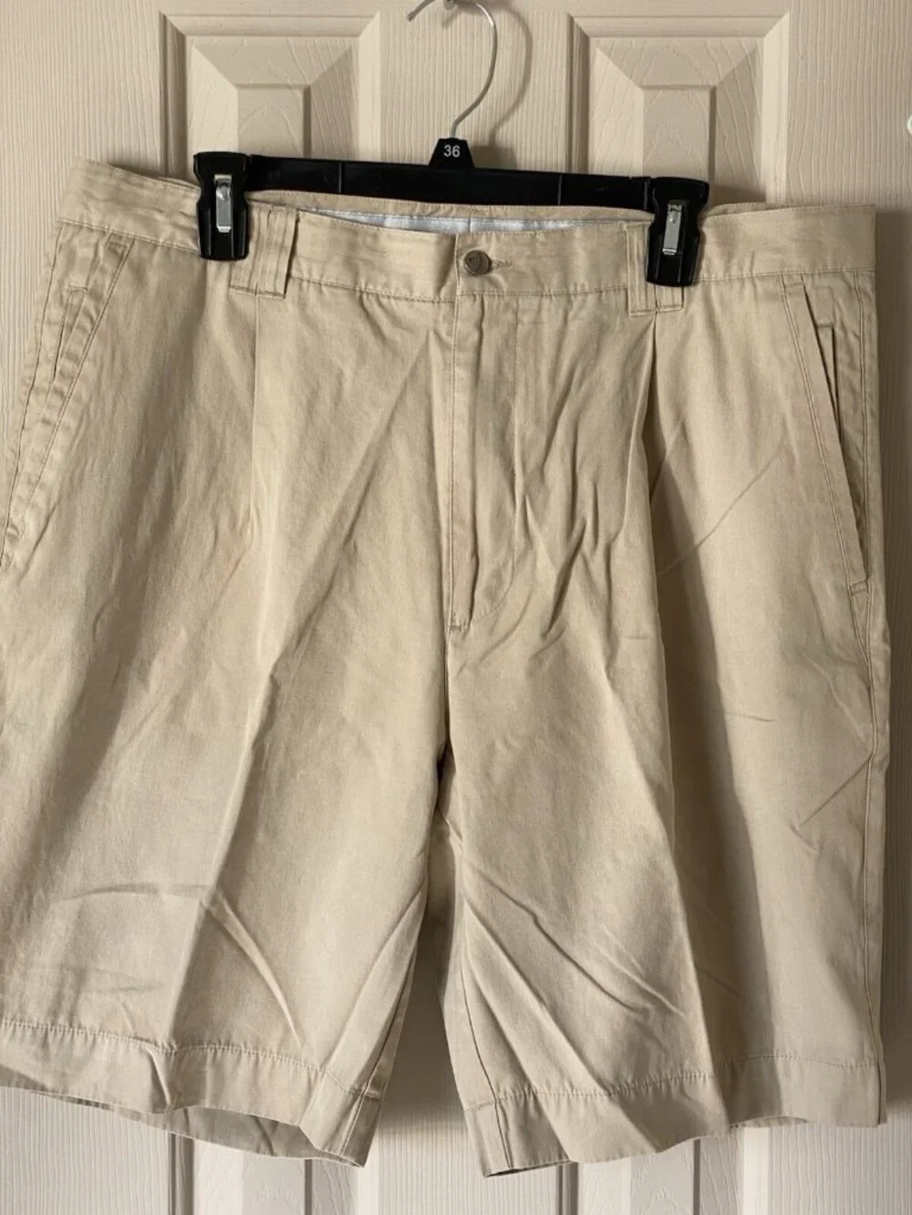 Callaway X Series Golf Shorts Men 38 Tan Pleated Front Performance Casual